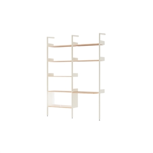 &Tradition Rhomb IF2 &IF6 Shelving Configuration D Lacquered Oak